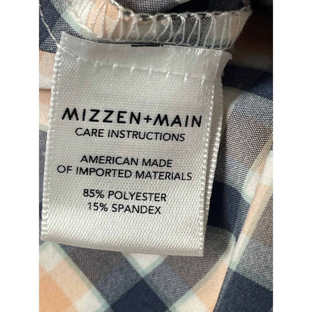 Mizzen and Main Leeward Shirt Mens 2XL Plaid Button Down Performance Stretch - Picture 7 of 8